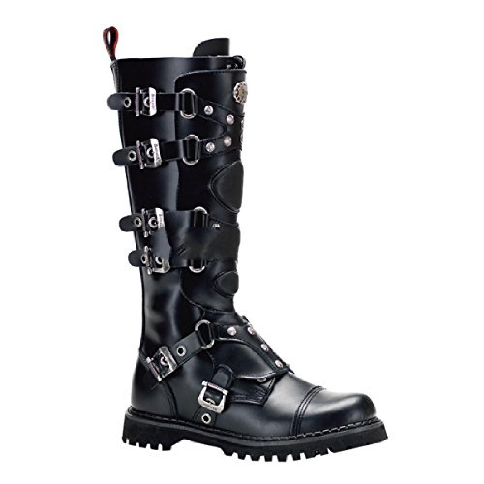 Demonia Gravel-22 - Gothic Punk Industrial Ranger Stiefel Schuhe 36-46 