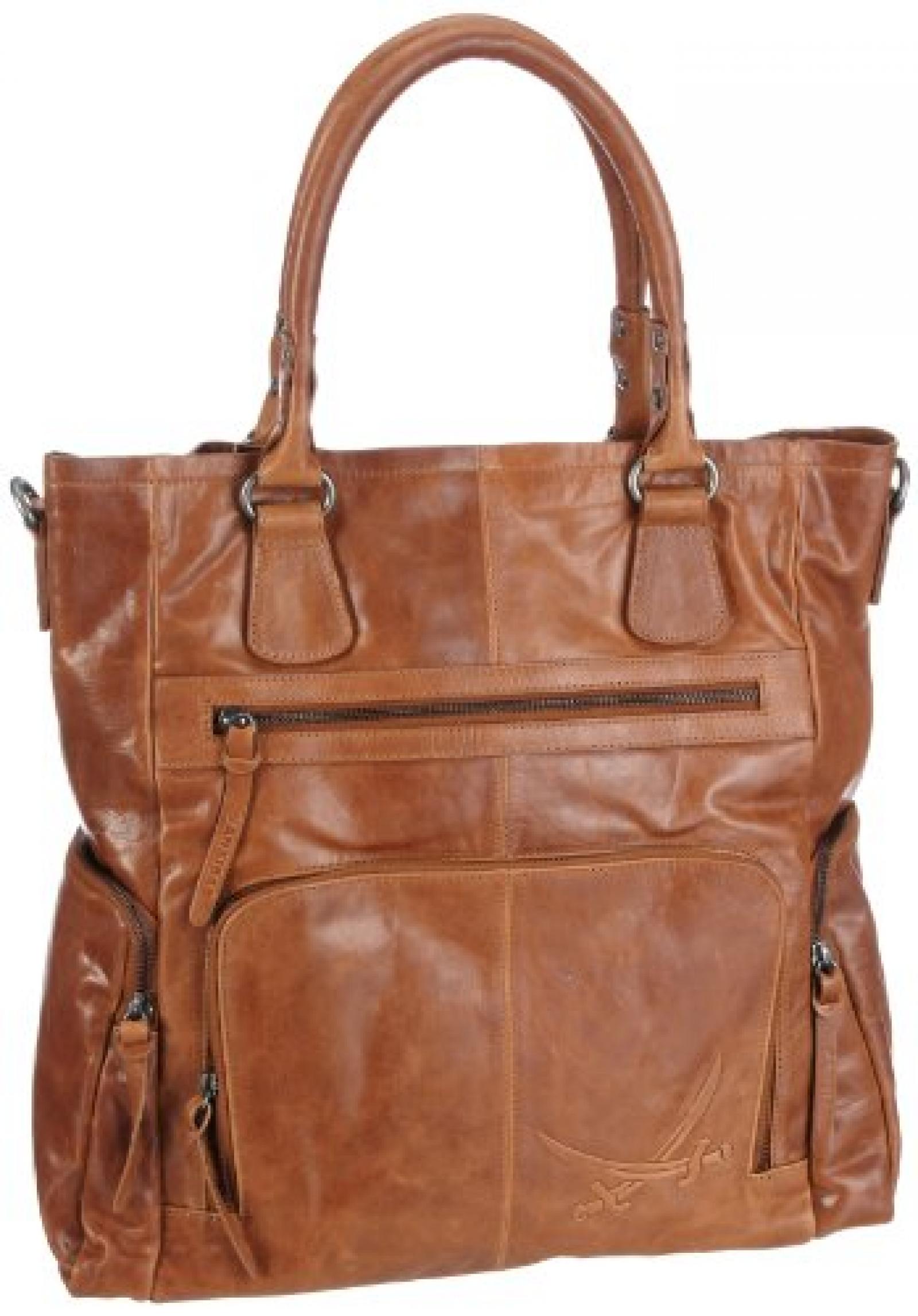 Sansibar Bora B-040 BA 06, Damen Henkeltaschen 40x39x10 cm (B x H x T) 