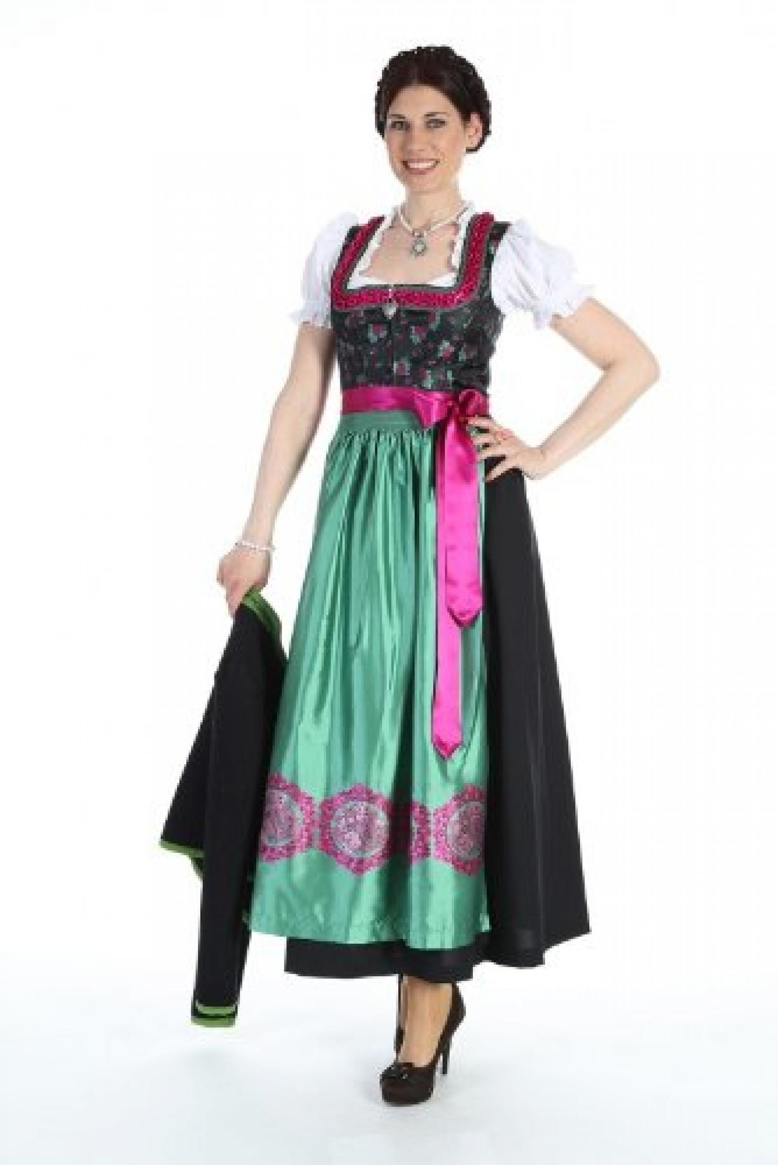 Country Line Damen Dirndl festlich 40171 7054 schwarz apfel 