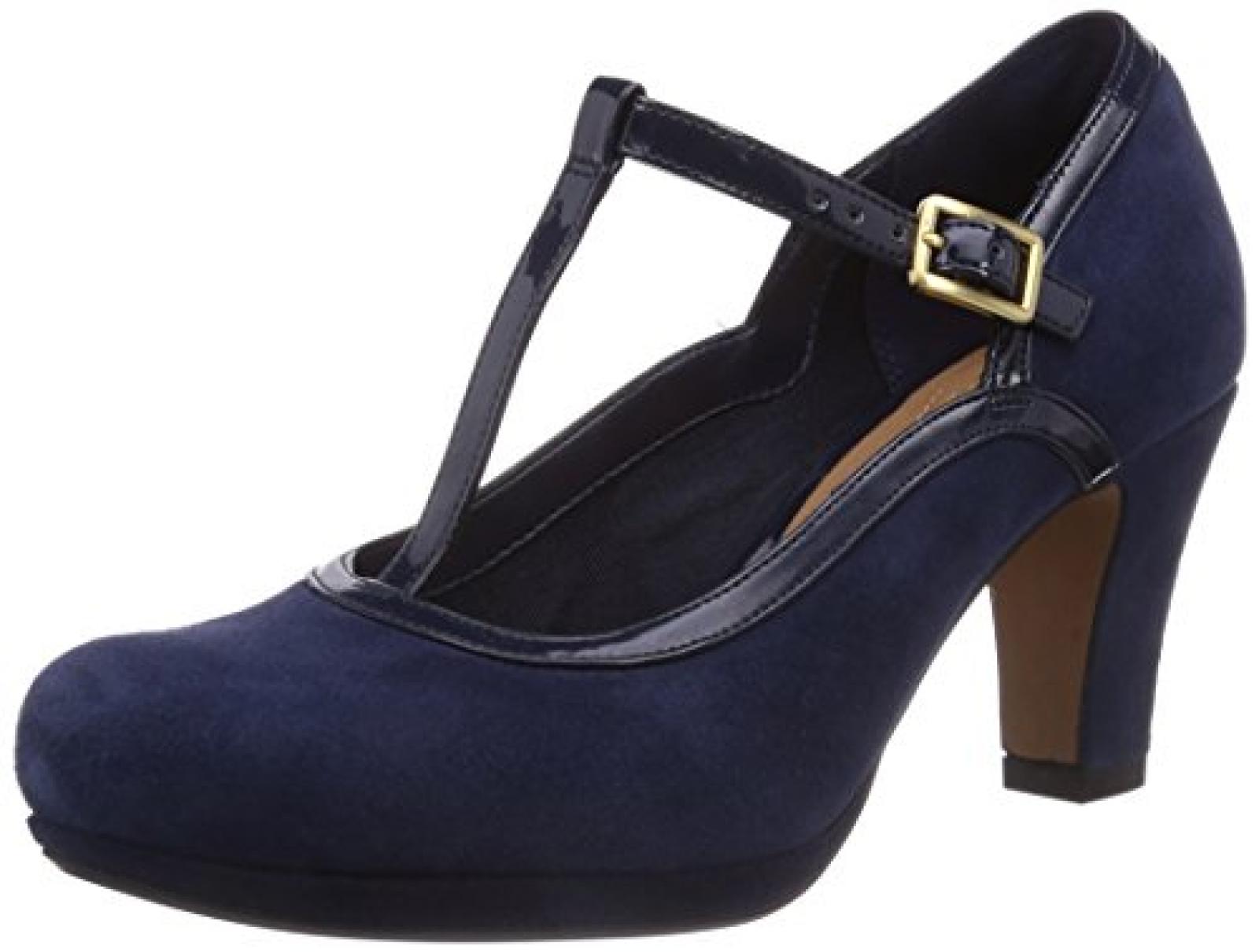 Clarks Chorus Tempo Damen T-Spangen Pumps B00NPY38LG