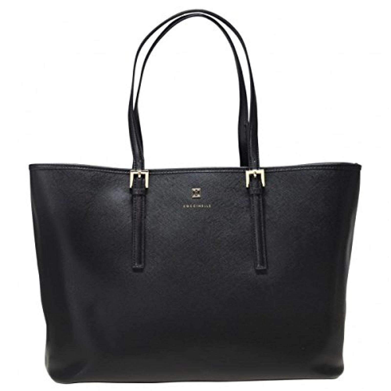 Coccinelle Betty Shopper Leder 38 cm black 