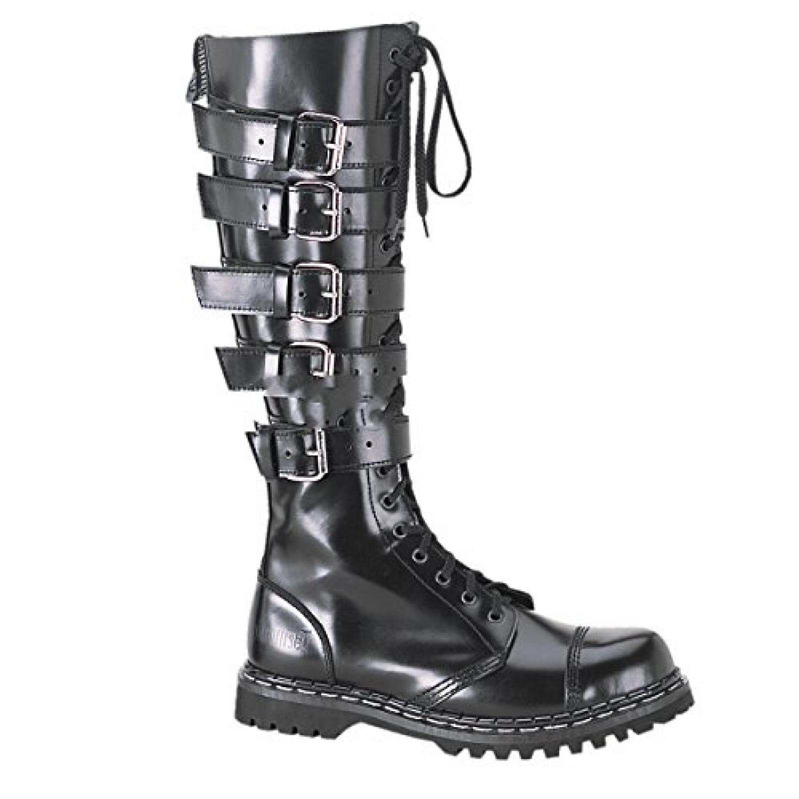 Demonia Gravel-20 - Gothic Punk Industrial Ranger Stiefel Schuhe 36-46 