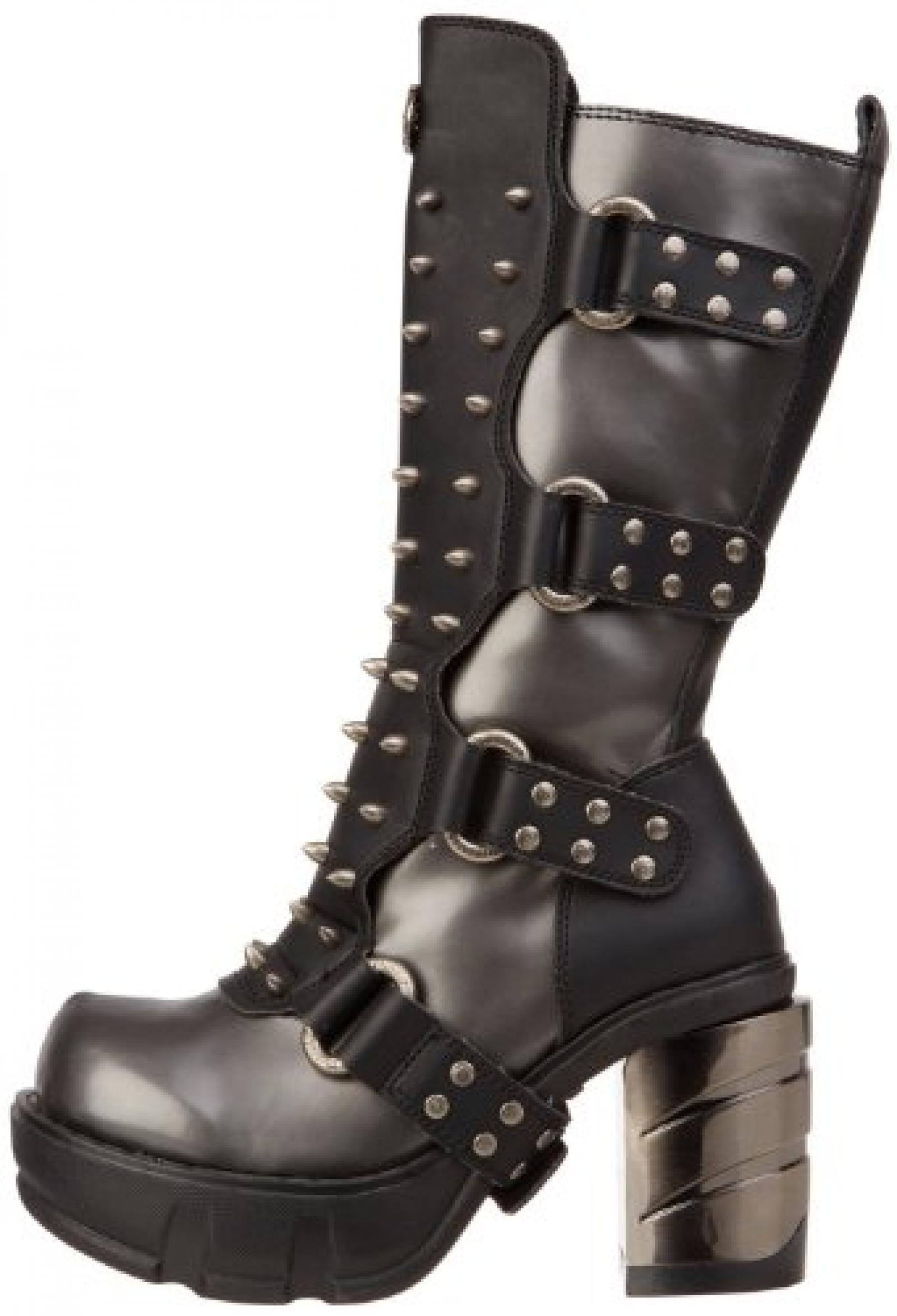 Demonia Steampunk Ankle Boots Sinister-202 