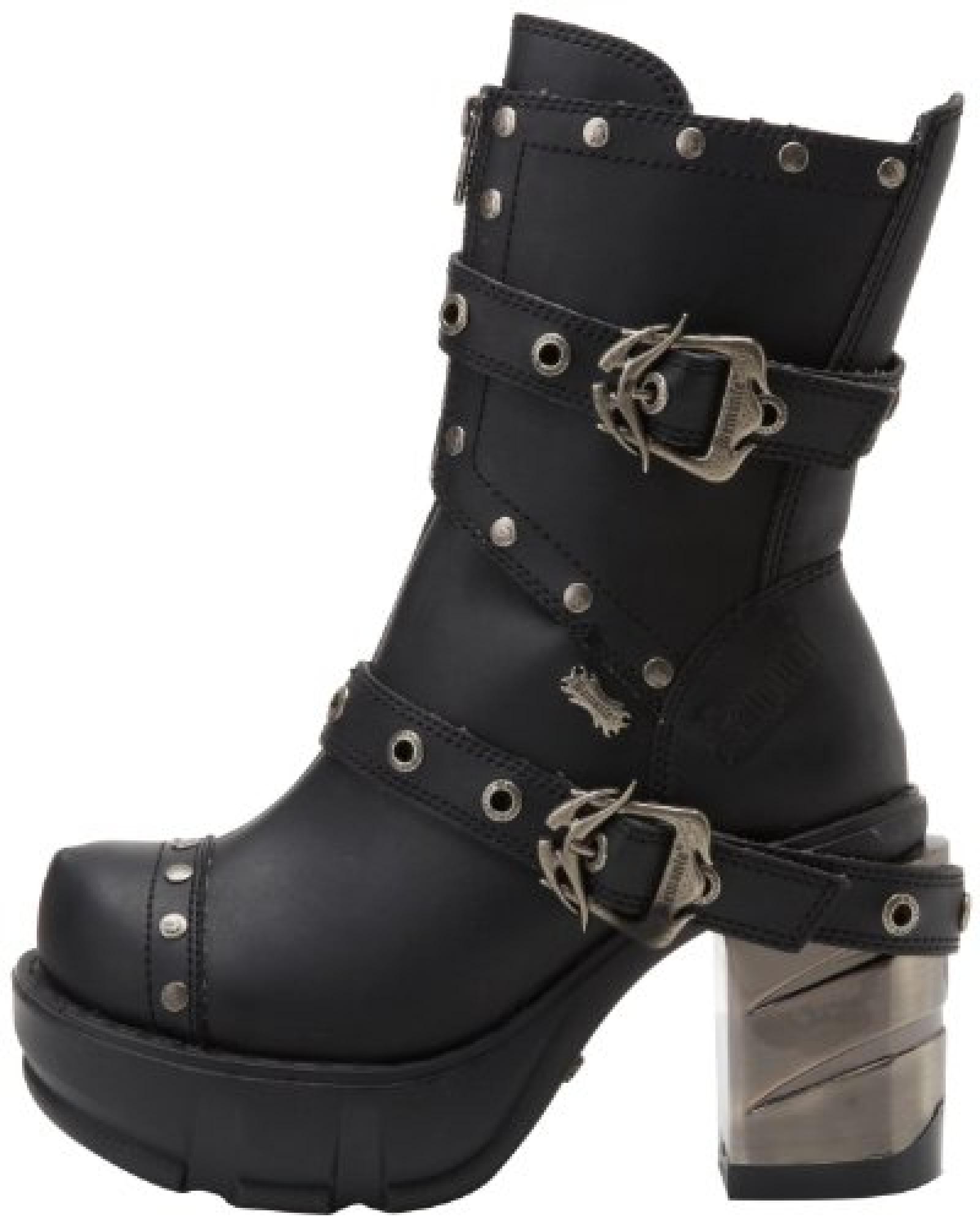 Demonia Steampunk Ankle Boots Sinister-201 