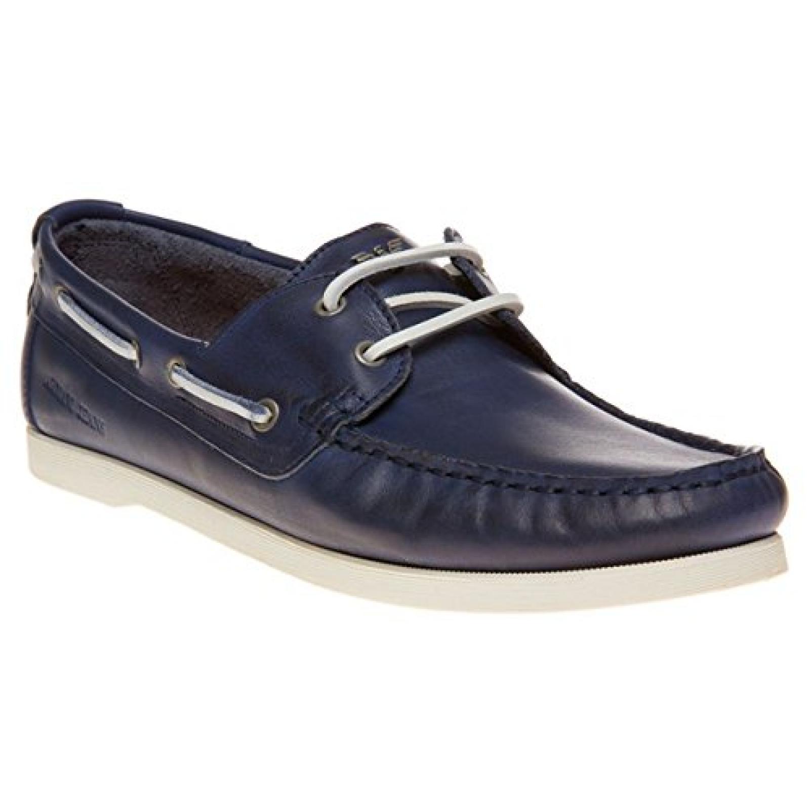 Armani Jeans Boat Shoe Herren Schuhe Blau 