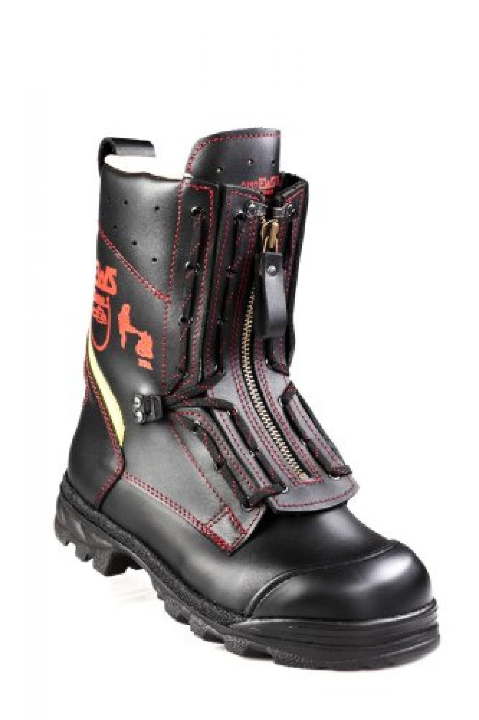 PROFI PREMIUM kurz Gr. 39 - EWS - Feuerwehrstiefel mit Schnittschutz - Feuerwehr - Stiefel - Einsatzstiefel 