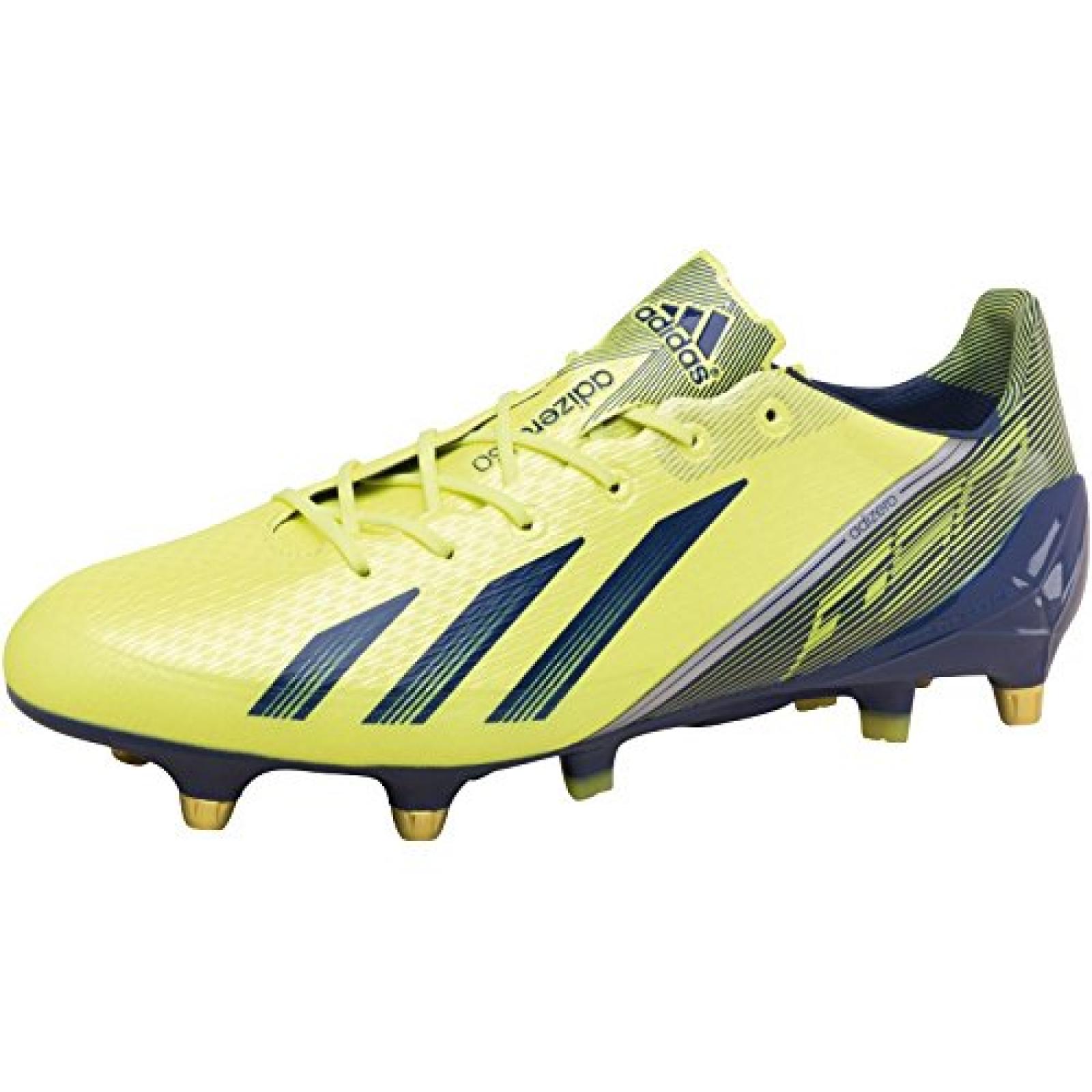 Herren adidas Herren F50 Adizero XTRX SG Füßballschuhe Gelb/Blau/Silber 