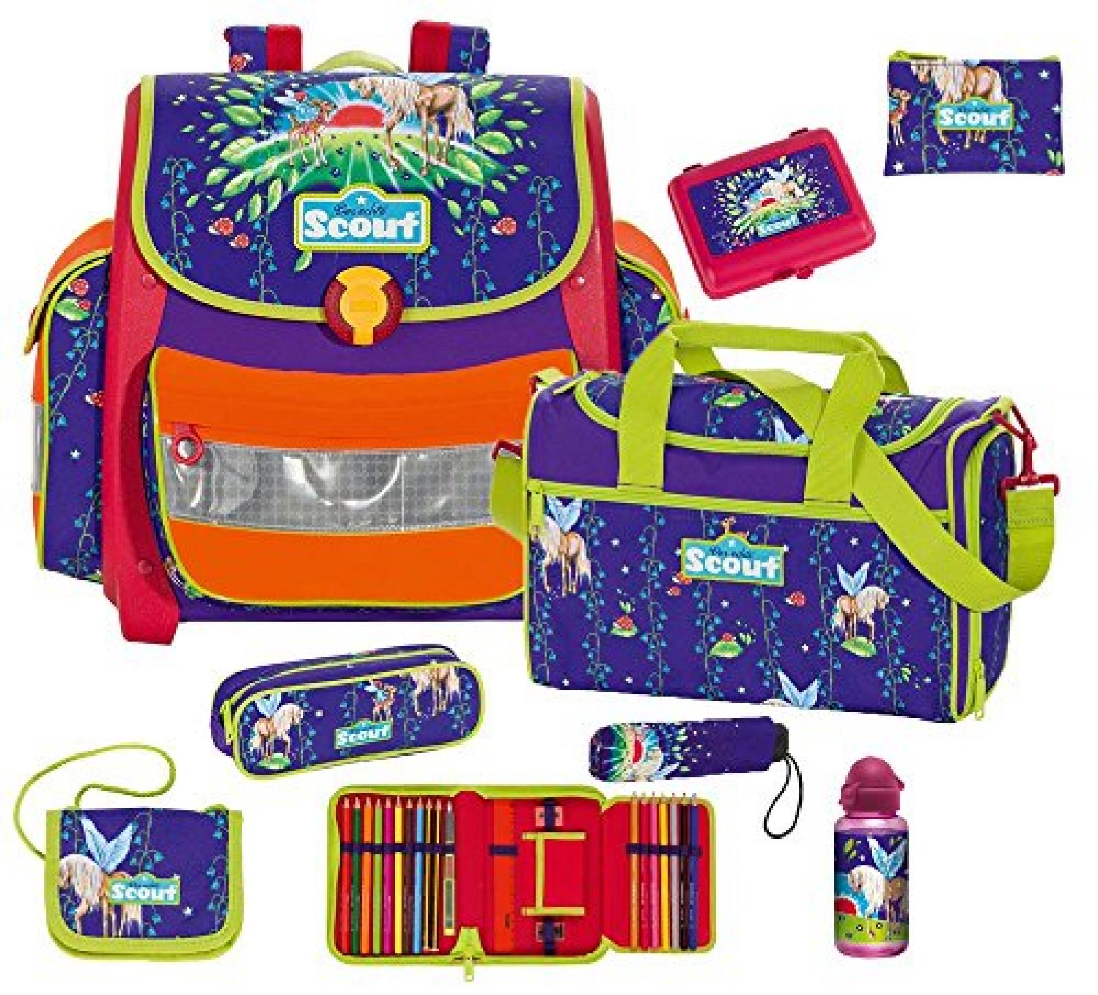 Scout Schulranzen I Buddy Set 9-teilig Sunrise 